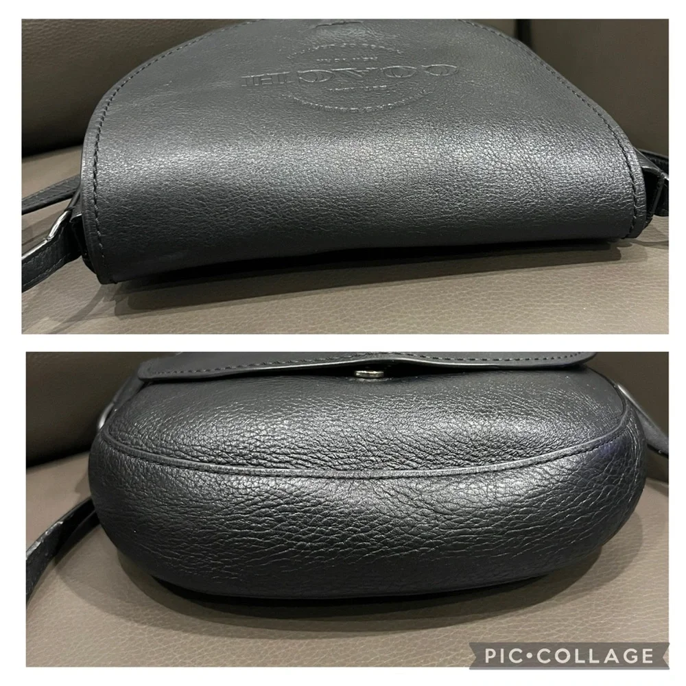 Coach Hudson 86778 Pebbled Leather Cross Body Bag - Picture 8 of 9